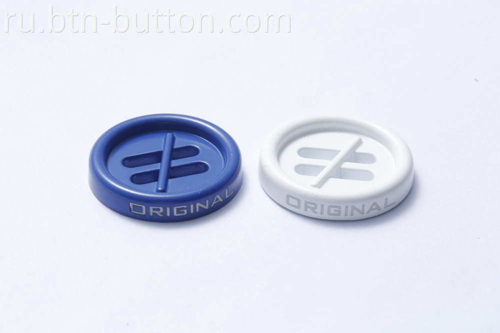Four hole metal button for coat